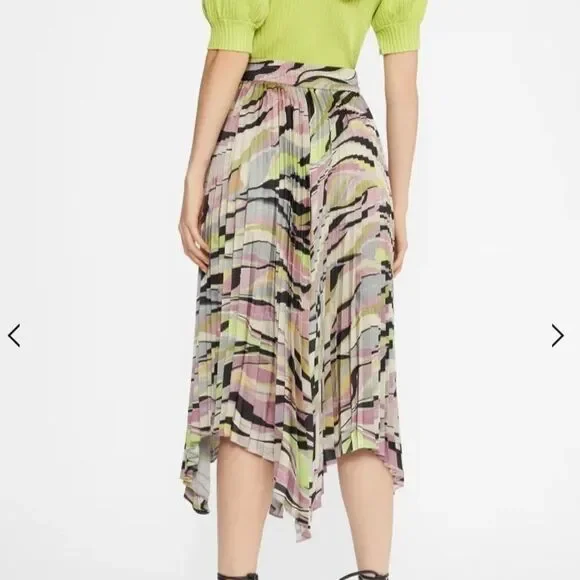 Ted Baker NWT Abstract Midi Skirt extra large 14 16 - Picture 2 of 9
